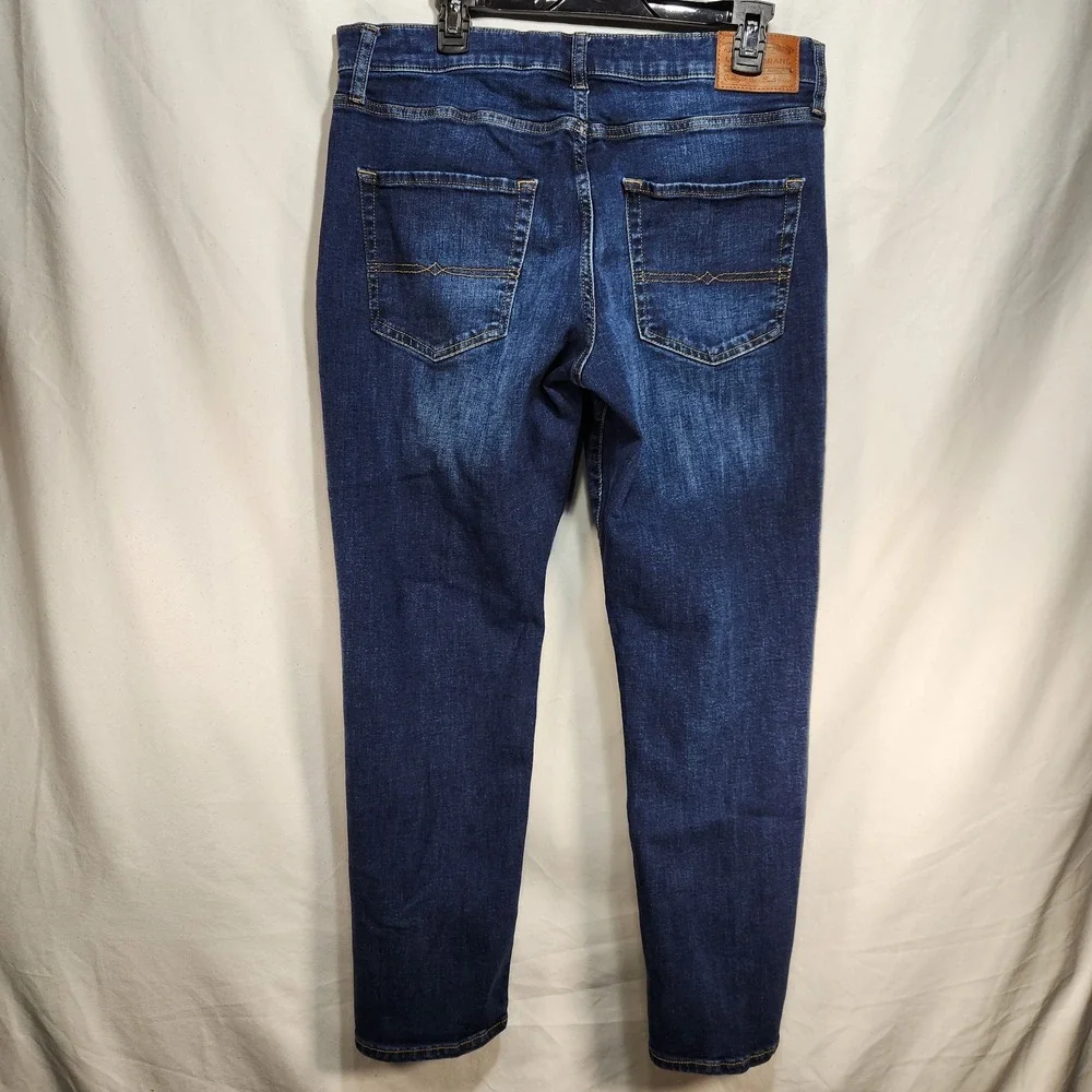 Lucky Brand 412‎ Athletic Slim Jeans Men 33x30 (38x32 Tag) Blue Denim